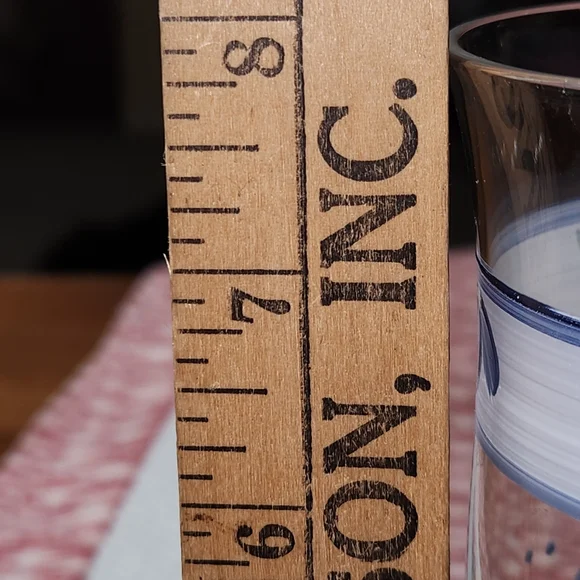 3 VTG Hand-Painted Floral Goblets– Blue And White Floral - Picture 2 of 10